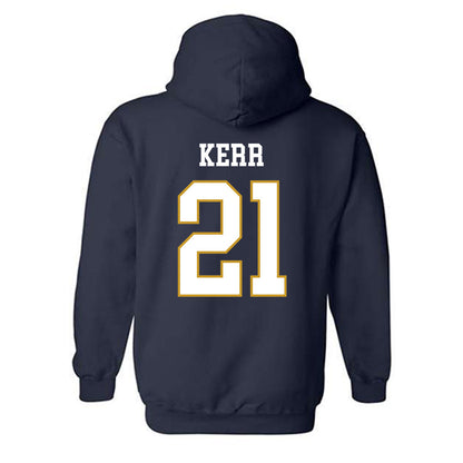 Notre Dame - NCAA Men's Ice Hockey : Jaedon Kerr - Classic Fashion Shersey Hooded Sweatshirt-1