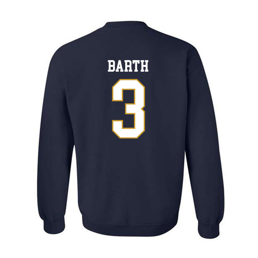 Notre Dame - NCAA Baseball : Mason Barth - Crewneck Sweatshirt-0