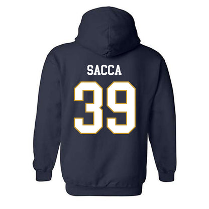 Notre Dame - NCAA Football : Anthony Sacca - Classic Fashion Shersey Hooded Sweatshirt-1