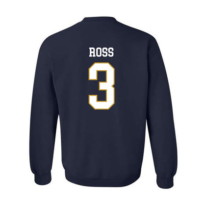 Notre Dame - NCAA Women's Volleyball : Avery Ross - Classic Fashion Shersey Crewneck Sweatshirt