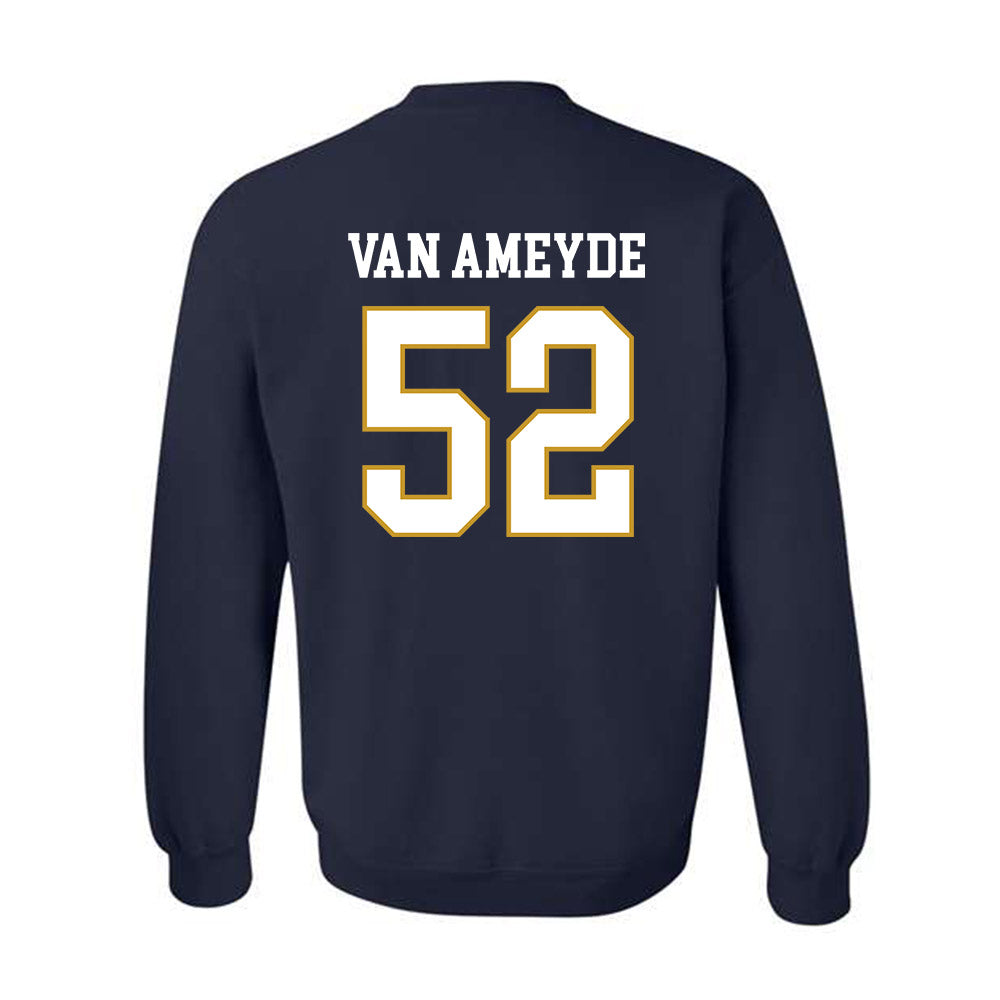 Notre Dame - NCAA Baseball : Chase Van Ameyde - Classic Fashion Shersey Crewneck Sweatshirt