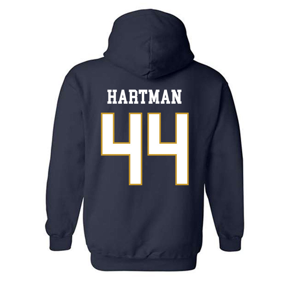 Notre Dame - NCAA Baseball : Trent Hartman - Classic Fashion Shersey Hooded Sweatshirt-1