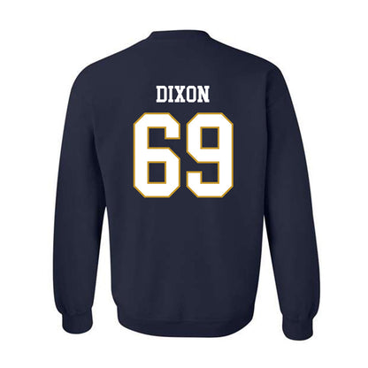 Notre Dame - NCAA Football : Davion Dixon - Classic Fashion Shersey Crewneck Sweatshirt