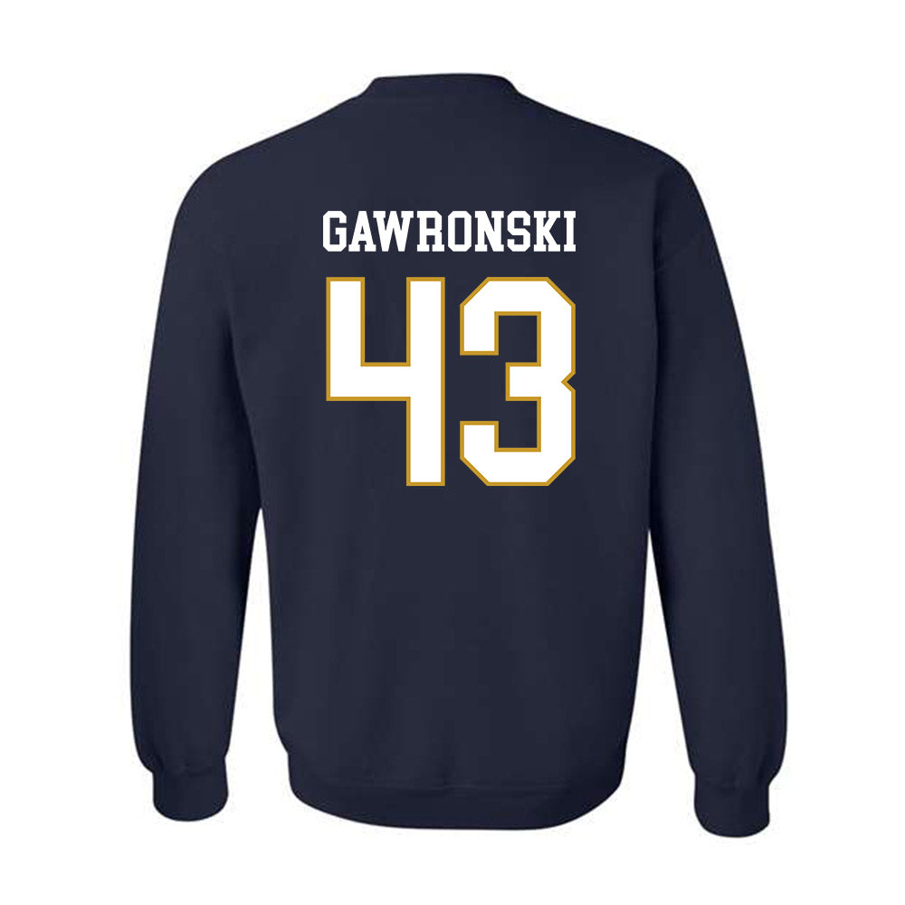 Notre Dame - NCAA Women's Lacrosse : Avery Gawronski - Classic Fashion Shersey Crewneck Sweatshirt-1