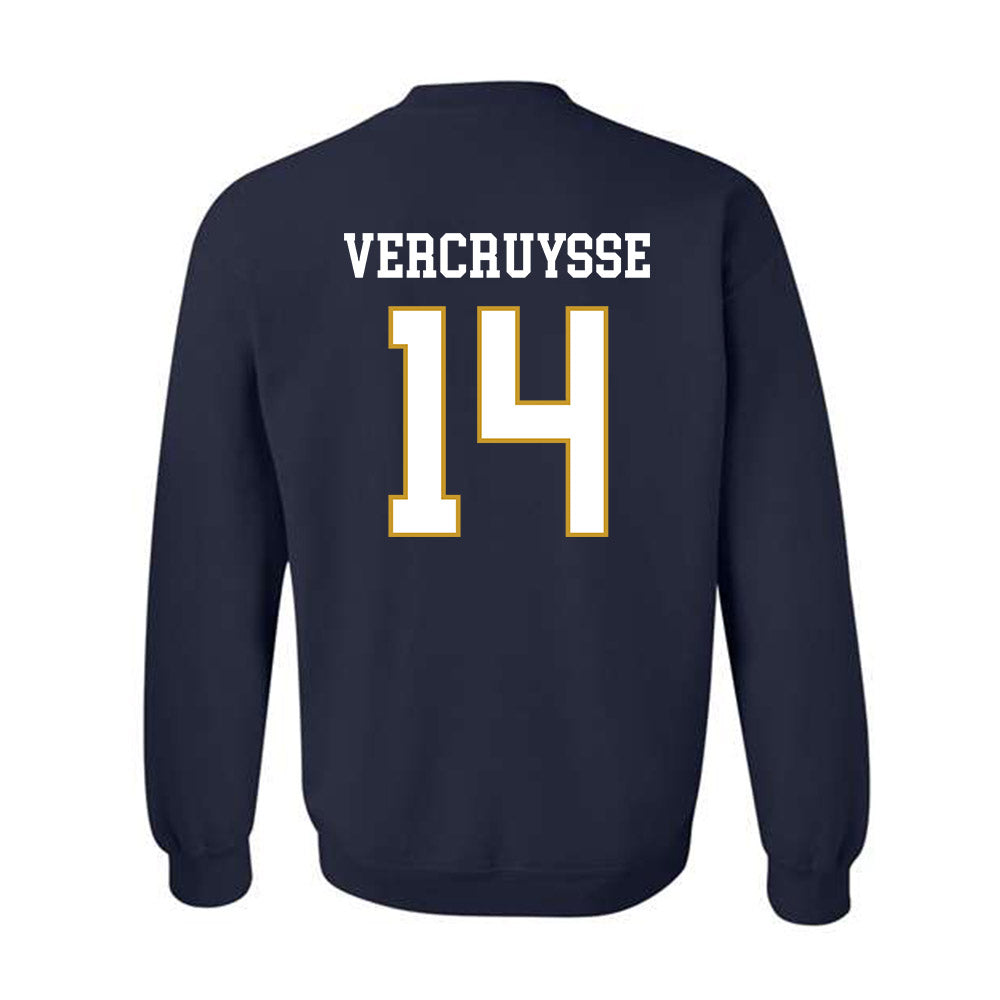 Notre Dame - NCAA Baseball : Charlie Vercruysse - Classic Fashion Shersey Crewneck Sweatshirt