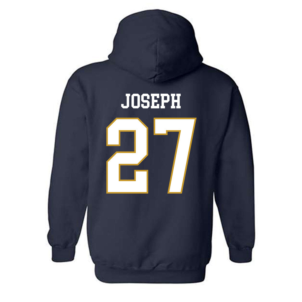 Notre Dame - NCAA Women's Soccer : Lily Joseph - Classic Fashion Shersey Hooded Sweatshirt-1