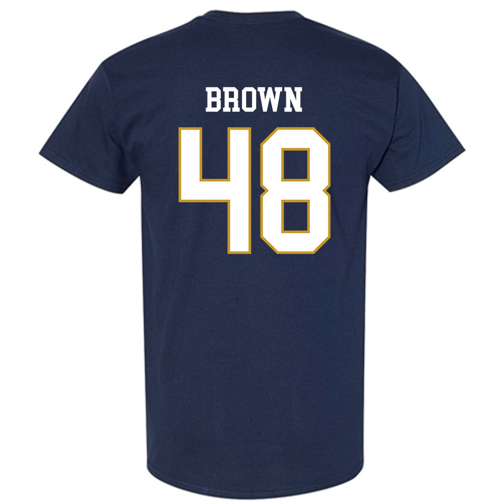 Notre Dame - NCAA Football : Mick Brown - Classic Fashion Shersey T-Shirt-1