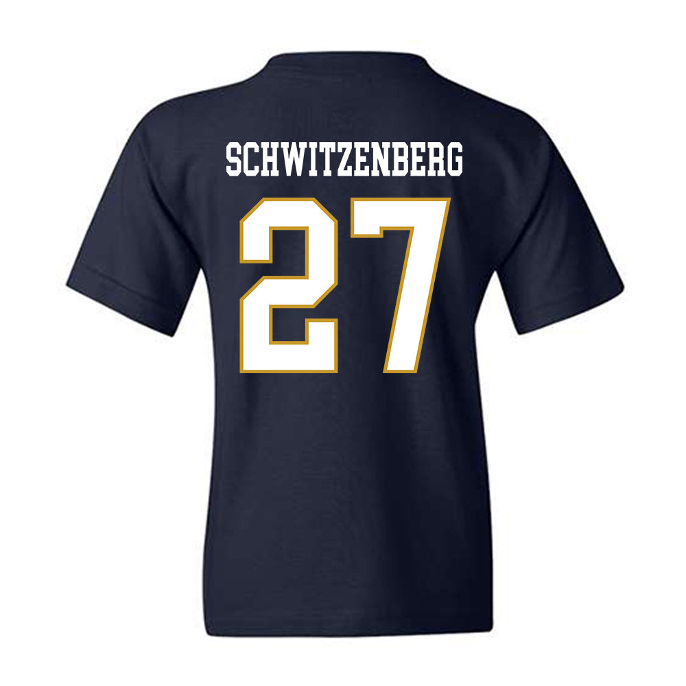 Notre Dame - NCAA Men's Lacrosse : Nate Schwitzenberg - Classic Fashion Shersey Youth T-Shirt-1