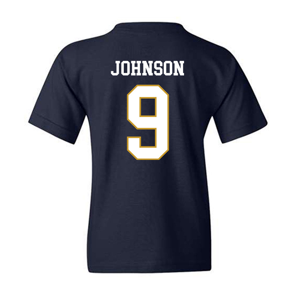 Notre Dame - NCAA Football : Brauntae Johnson - Classic Fashion Shersey Youth T-Shirt-1