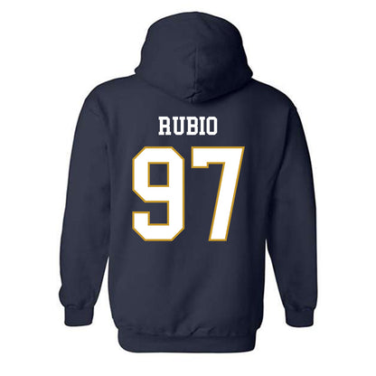Notre Dame - NCAA Football : Gabriel Rubio - Classic Fashion Shersey Hooded Sweatshirt-1