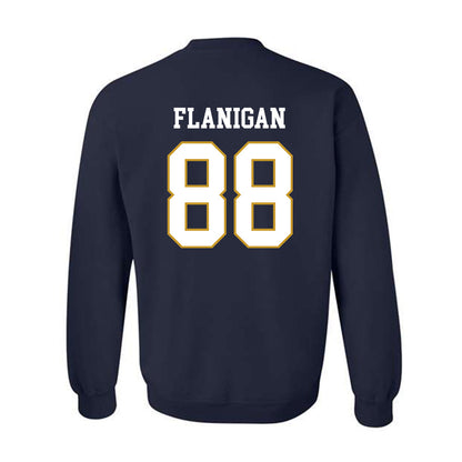 Notre Dame - NCAA Football : James Flanigan - Classic Fashion Shersey Crewneck Sweatshirt-1