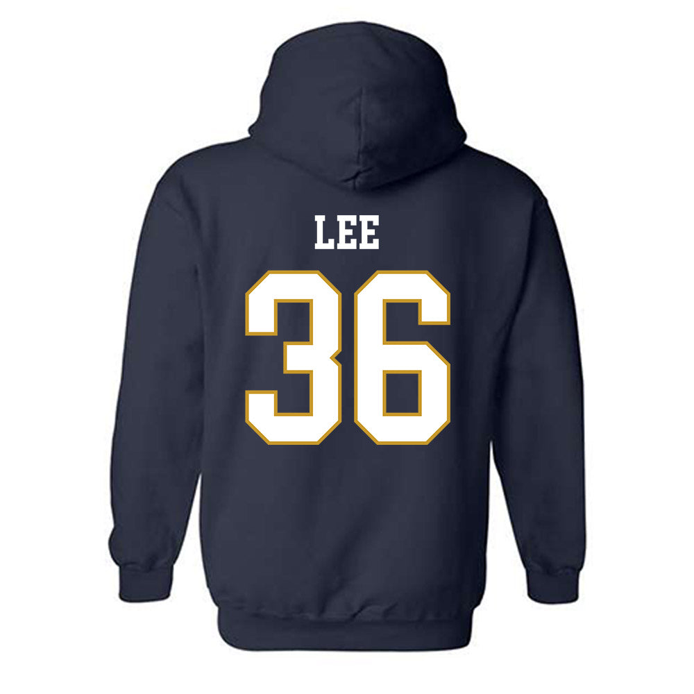 Notre Dame - NCAA Baseball : Oisin Lee - Classic Fashion Shersey Hooded Sweatshirt