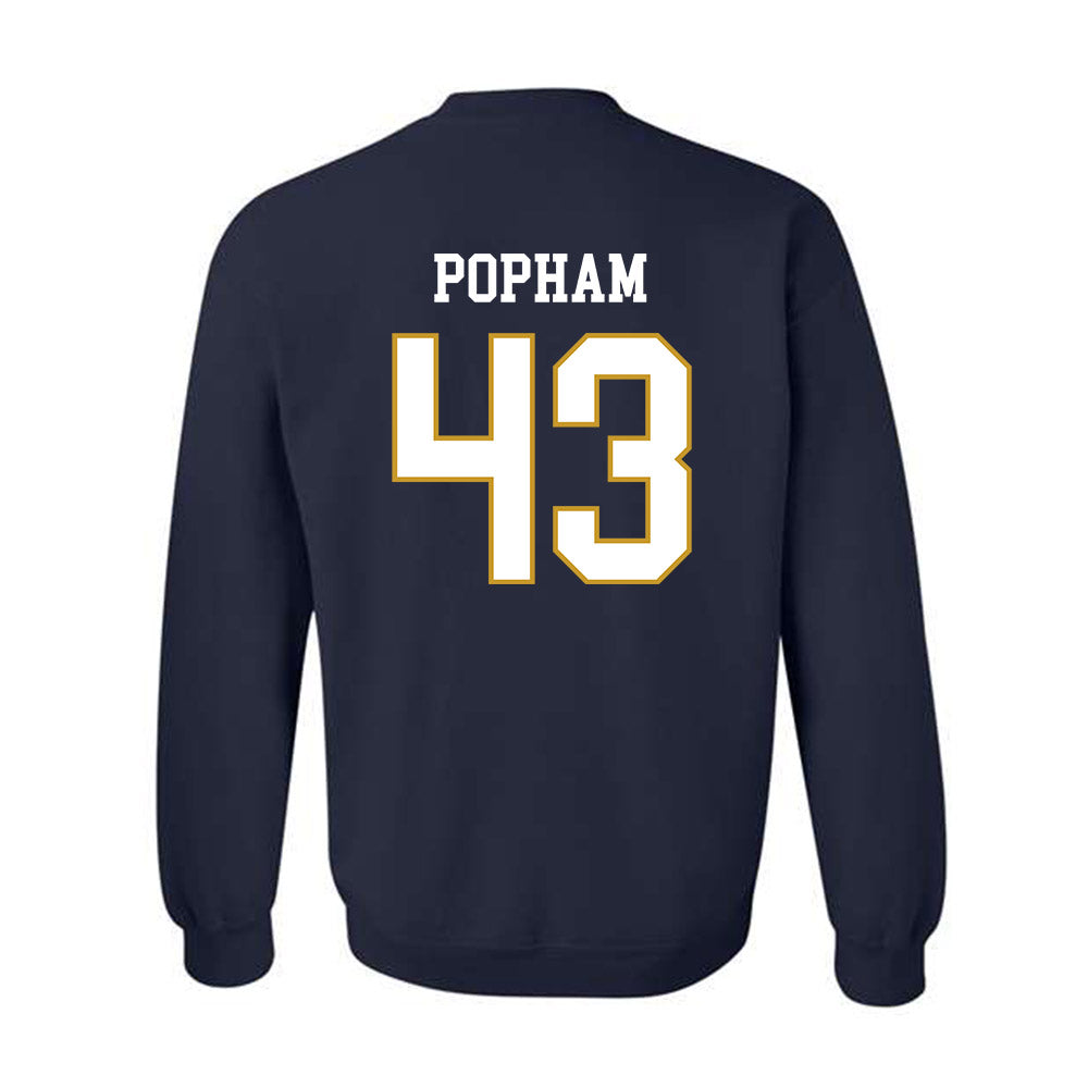 Notre Dame - NCAA Men's Lacrosse : Bo Popham - Classic Fashion Shersey Crewneck Sweatshirt-1