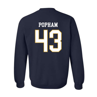 Notre Dame - NCAA Men's Lacrosse : Bo Popham - Classic Fashion Shersey Crewneck Sweatshirt-1