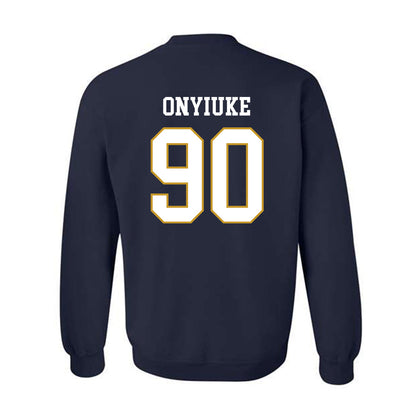Notre Dame - NCAA Football : Kobi Onyiuke - Classic Fashion Shersey Crewneck Sweatshirt-1