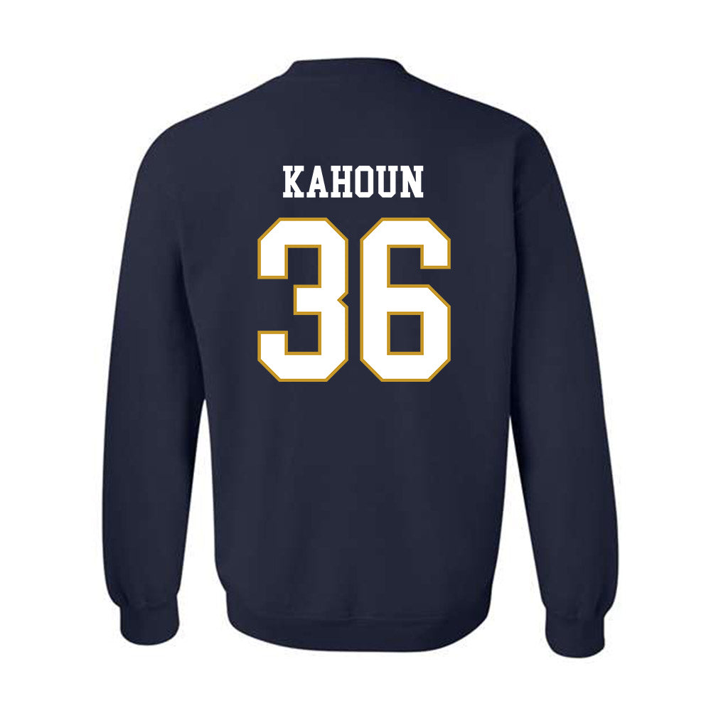 Notre Dame - NCAA Football : Bodie Kahoun - Classic Fashion Shersey Crewneck Sweatshirt-1