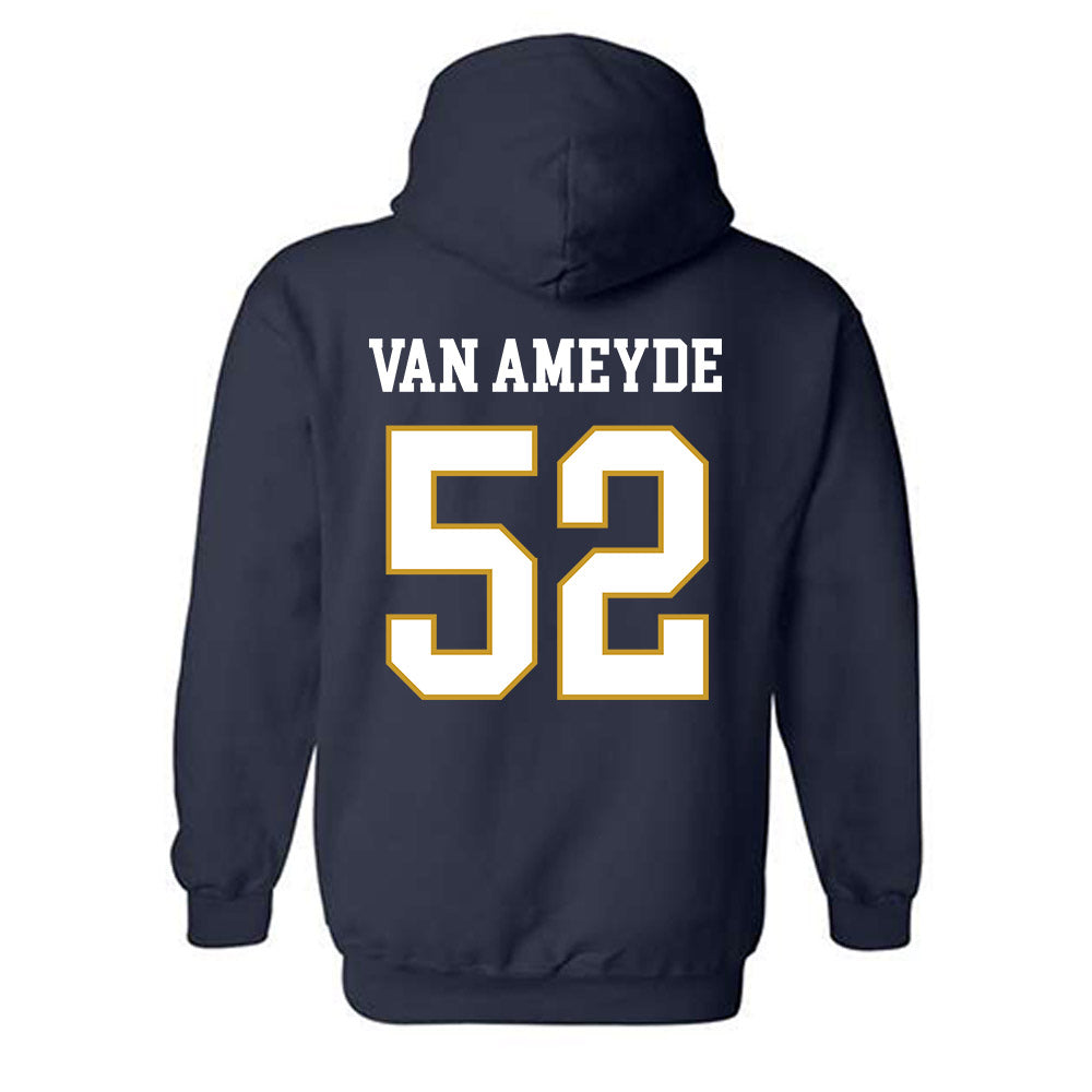 Notre Dame - NCAA Baseball : Chase Van Ameyde - Classic Fashion Shersey Hooded Sweatshirt