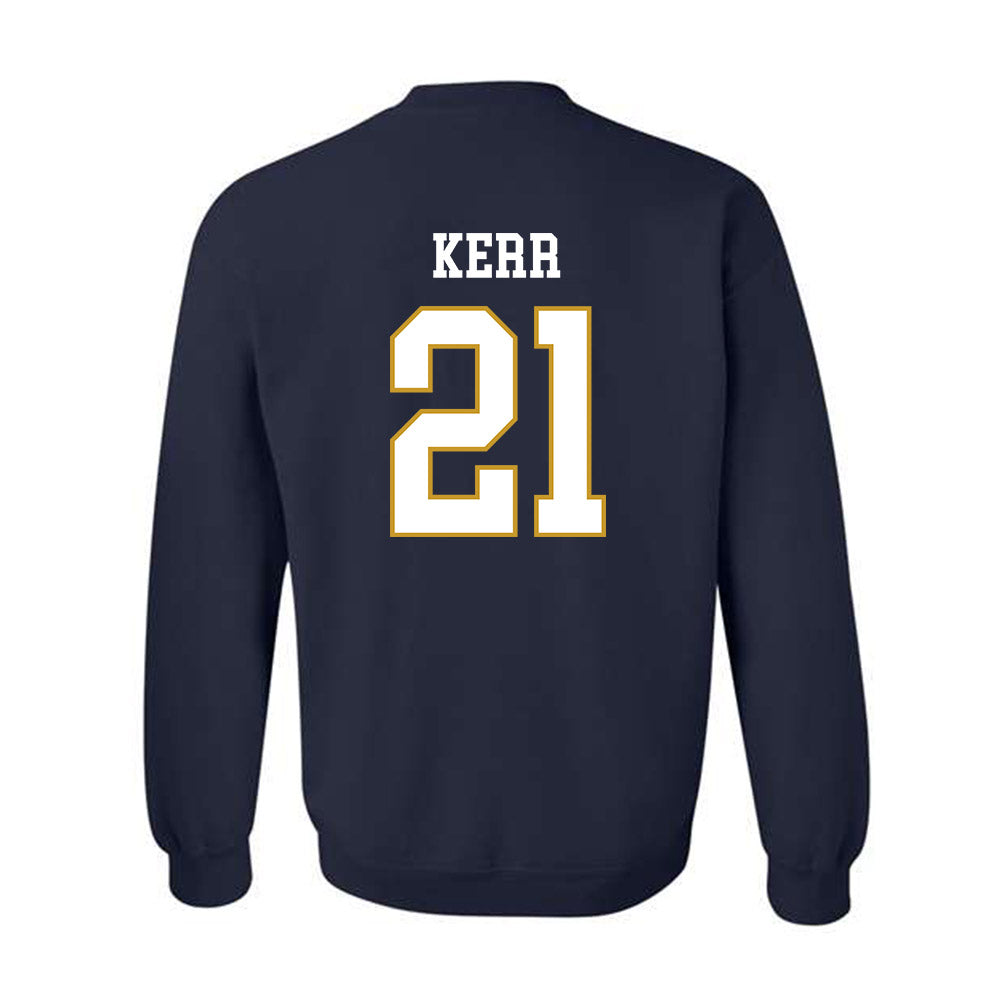 Notre Dame - NCAA Men's Ice Hockey : Jaedon Kerr - Classic Fashion Shersey Crewneck Sweatshirt-1