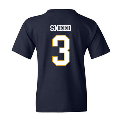 Notre Dame - NCAA Football : Jaylen Sneed - Classic Fashion Shersey Youth T-Shirt-1