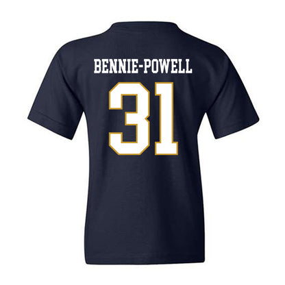 Notre Dame - NCAA Football : Taebron Bennie-Powell - Classic Fashion Shersey Youth T-Shirt-1