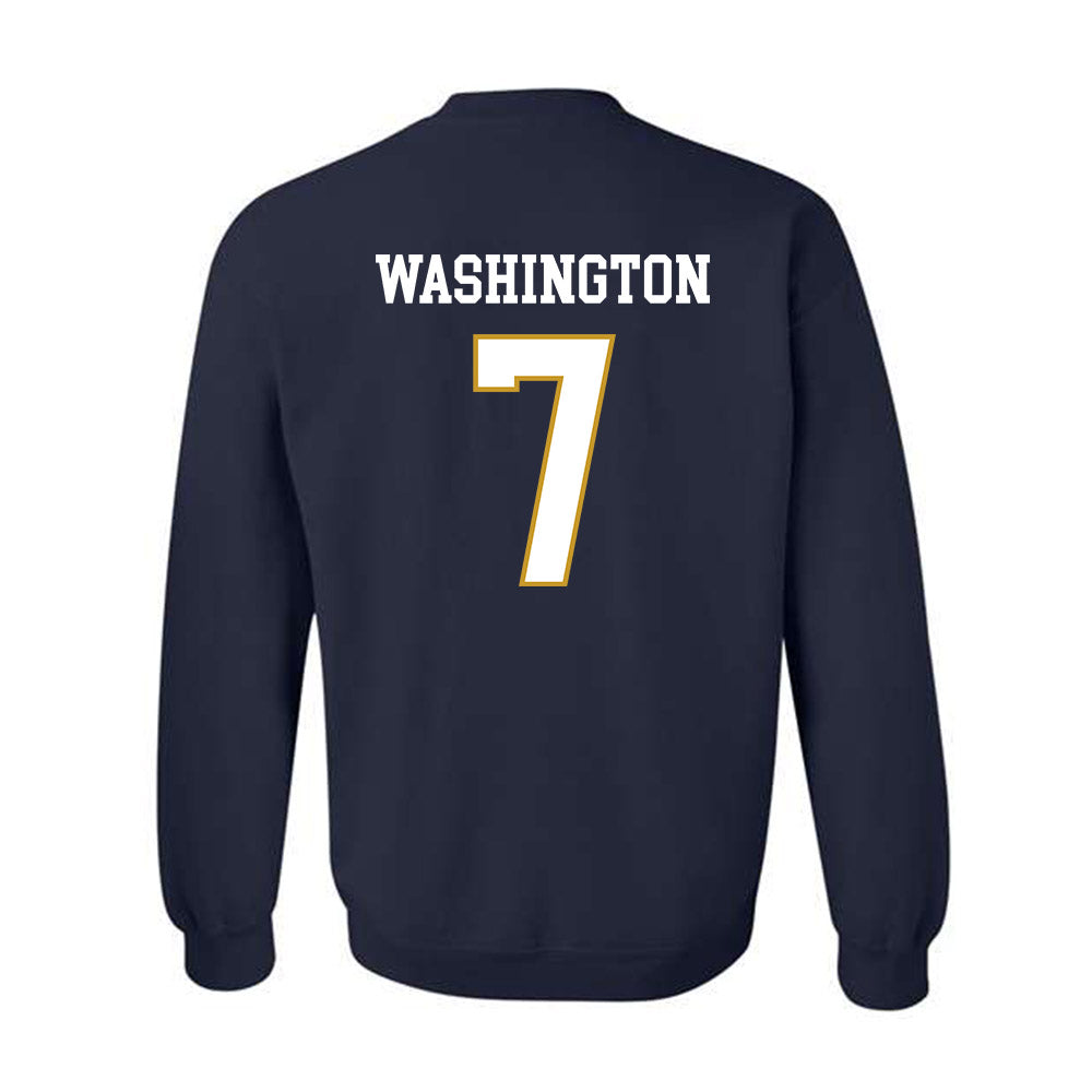 Notre Dame - NCAA Football : Tyrus Washington - Classic Fashion Shersey Crewneck Sweatshirt-1