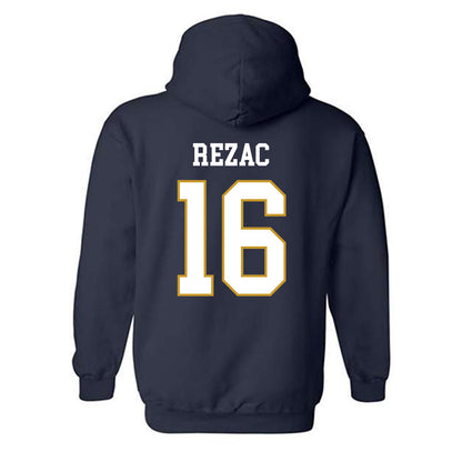 Notre Dame - NCAA Football : Anthony Rezac - Classic Fashion Shersey Hooded Sweatshirt-1