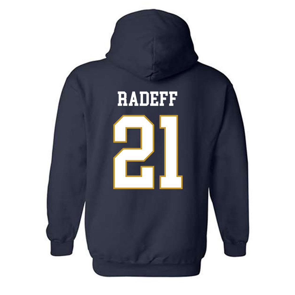 Notre Dame - NCAA Women's Volleyball : Maria Radeff - Classic Fashion Shersey Hooded Sweatshirt