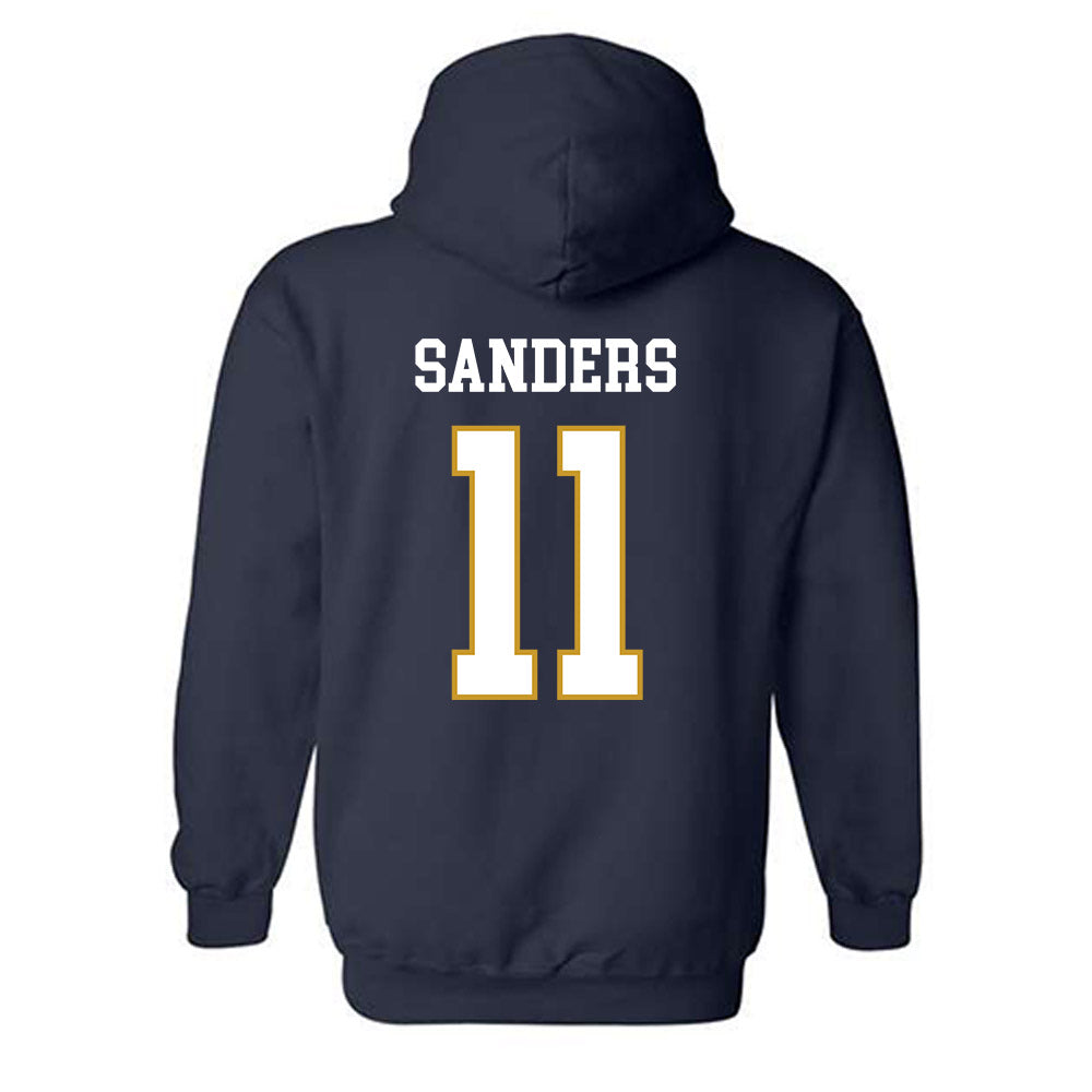 Notre Dame - NCAA Women's Lacrosse : Marleigh Sanders - Classic Fashion Shersey Hooded Sweatshirt