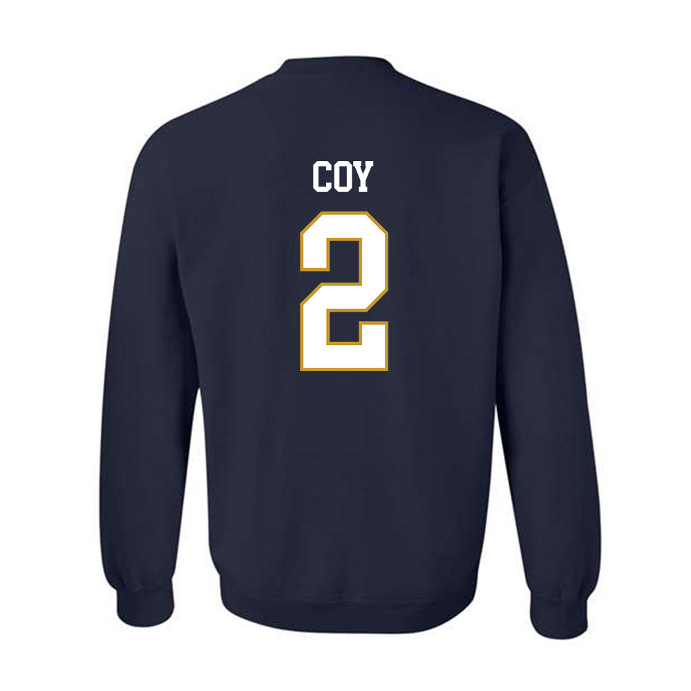 Notre Dame - NCAA Baseball : Noah Coy - Classic Fashion Shersey Crewneck Sweatshirt