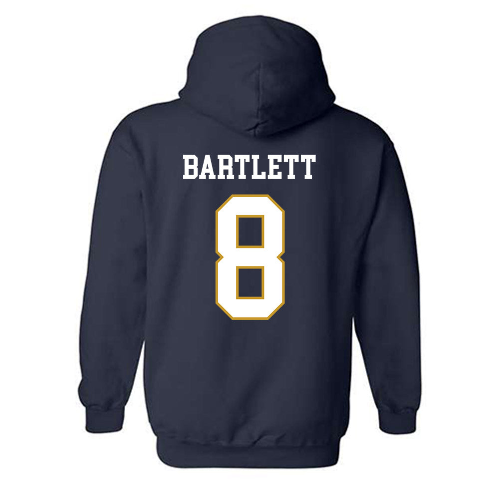 Notre Dame - NCAA Men's Soccer : Nici Bartlett - Classic Fashion Shersey Hooded Sweatshirt-1