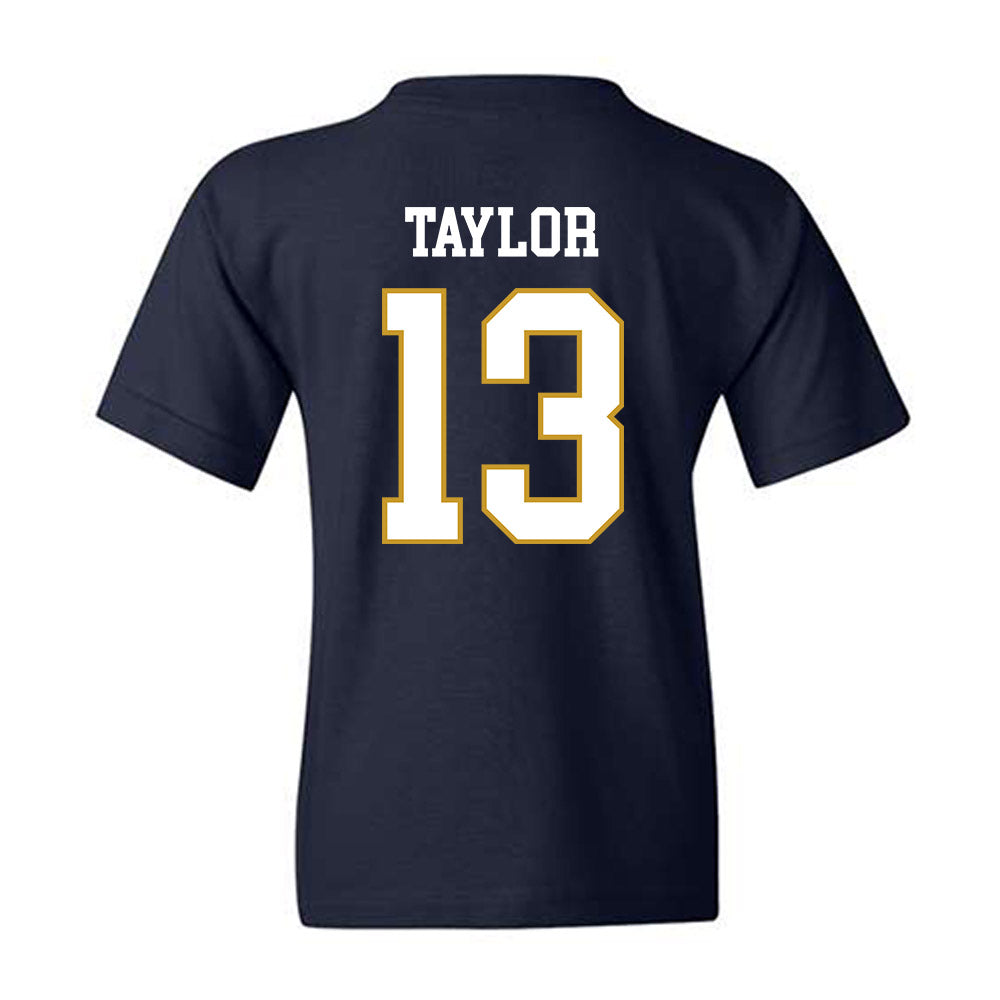 Notre Dame - NCAA Men's Lacrosse : Jake Taylor - Classic Fashion Shersey Youth T-Shirt-1