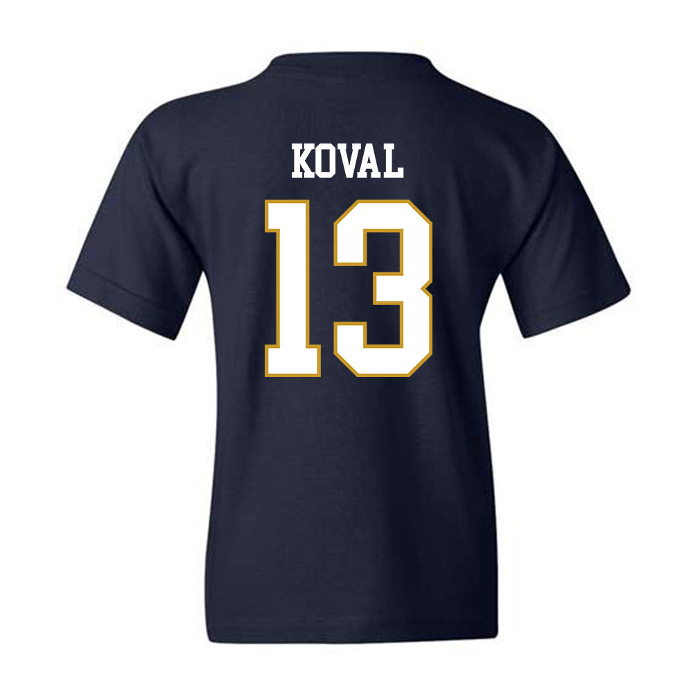 Notre Dame - NCAA Women's Basketball : Kate Koval - Classic Fashion Shersey Youth T-Shirt