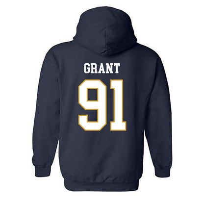 Notre Dame - NCAA Men's Lacrosse : Griffin Grant - Classic Fashion Shersey Hooded Sweatshirt-1