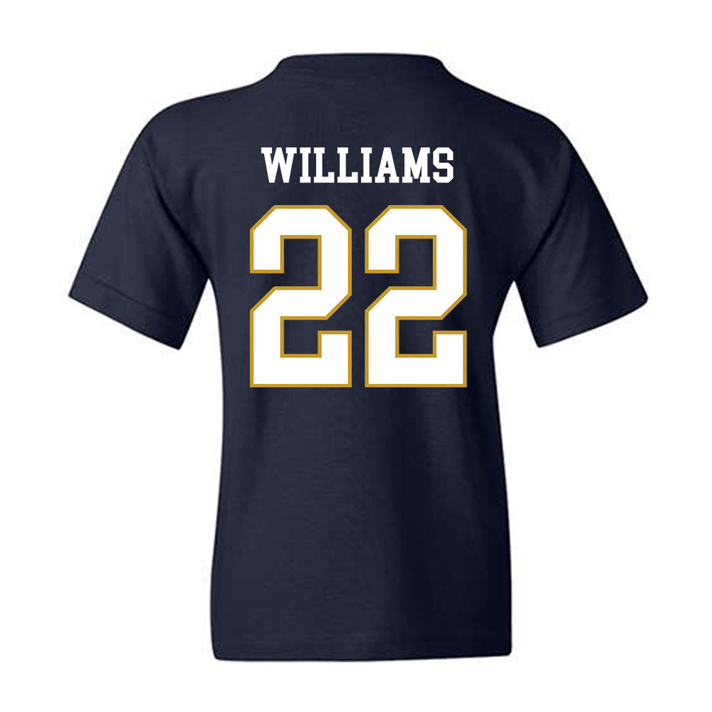 Notre Dame - NCAA Football : Aneyas Williams - Classic Fashion Shersey Youth T-Shirt-1
