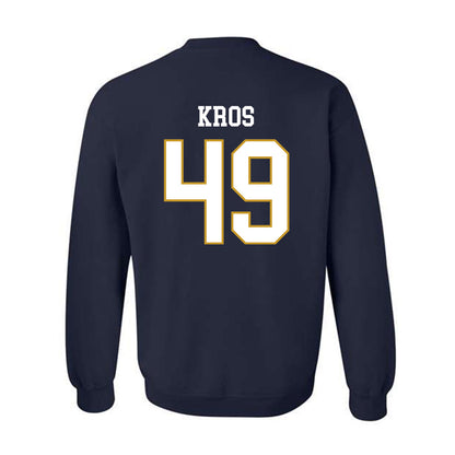 Notre Dame - NCAA Football : Andrew Kros - Classic Fashion Shersey Crewneck Sweatshirt-1