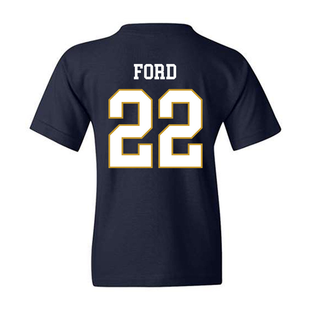 Notre Dame - NCAA Football : Devyn Ford - Classic Fashion Shersey Youth T-Shirt-1