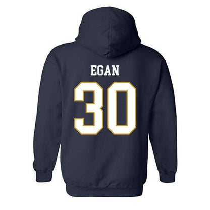 Notre Dame - NCAA Men's Soccer : Liam Egan - Classic Fashion Shersey Hooded Sweatshirt-1