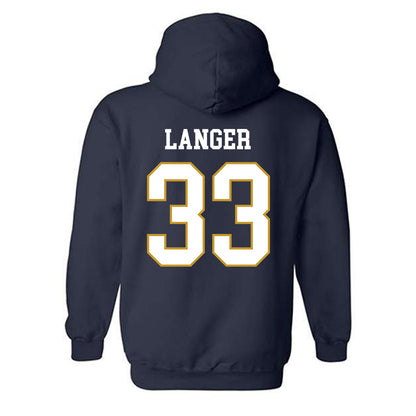 Notre Dame - NCAA Women's Volleyball : Grace Langer - Classic Fashion Shersey Hooded Sweatshirt