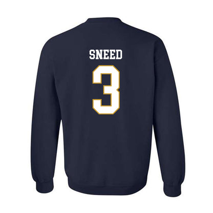Notre Dame - NCAA Football : Jaylen Sneed - Classic Fashion Shersey Crewneck Sweatshirt-1