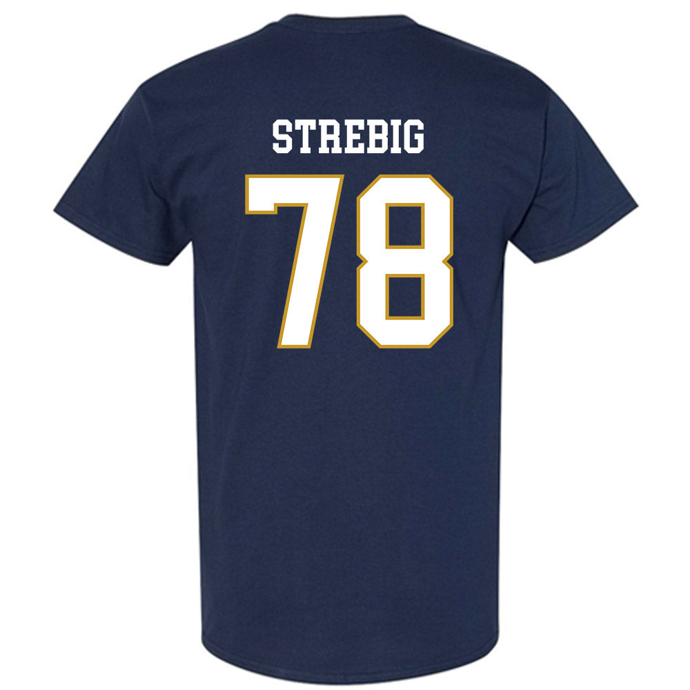 Notre Dame - NCAA Football : Owen Strebig - Classic Fashion Shersey T-Shirt-1