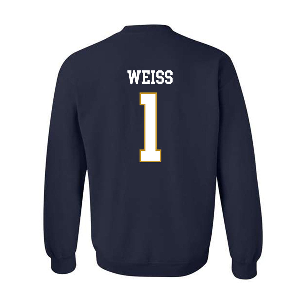 Notre Dame - NCAA Softball : Brianne Weiss - Classic Fashion Shersey Crewneck Sweatshirt-1