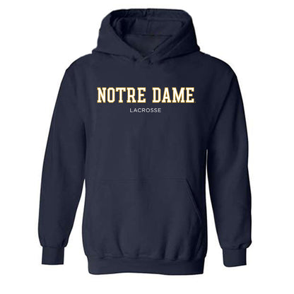 Notre Dame - NCAA Women's Lacrosse : Katie Mallaber - Classic Fashion Shersey Hooded Sweatshirt-0