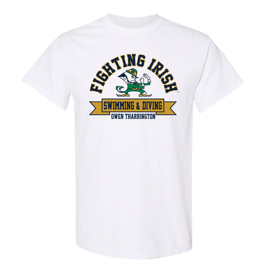 Notre Dame - NCAA Men's Swimming & Diving : Owen Tharrington - Classic Fashion Shersey T-Shirt-0
