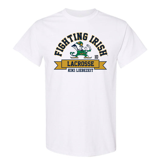 Notre Dame - NCAA Women's Lacrosse : Kiki Liebezeit - Classic Fashion Shersey T-Shirt-0