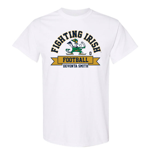 Notre Dame - NCAA Football : DeVonta Smith - Classic Fashion Shersey T-Shirt-0