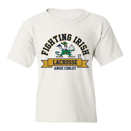 Notre Dame - NCAA Women's Lacrosse : Angie Conley - Classic Fashion Shersey Youth T-Shirt-0