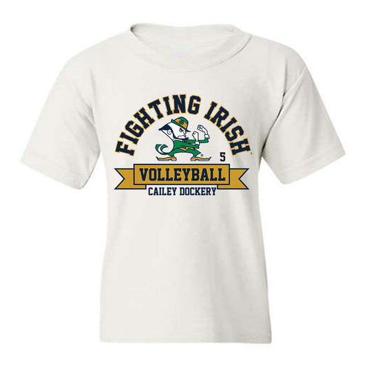 Notre Dame - NCAA Women's Volleyball : Cailey Dockery - Classic Fashion Shersey Youth T-Shirt-0