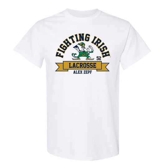 Notre Dame - NCAA Men's Lacrosse : Alex Zepf - Classic Fashion Shersey T-Shirt-0