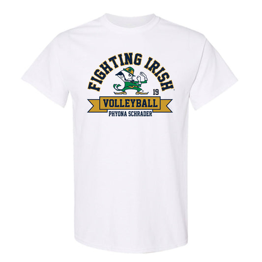 Notre Dame - NCAA Women's Volleyball : Phyona Schrader - Classic Fashion Shersey T-Shirt-0