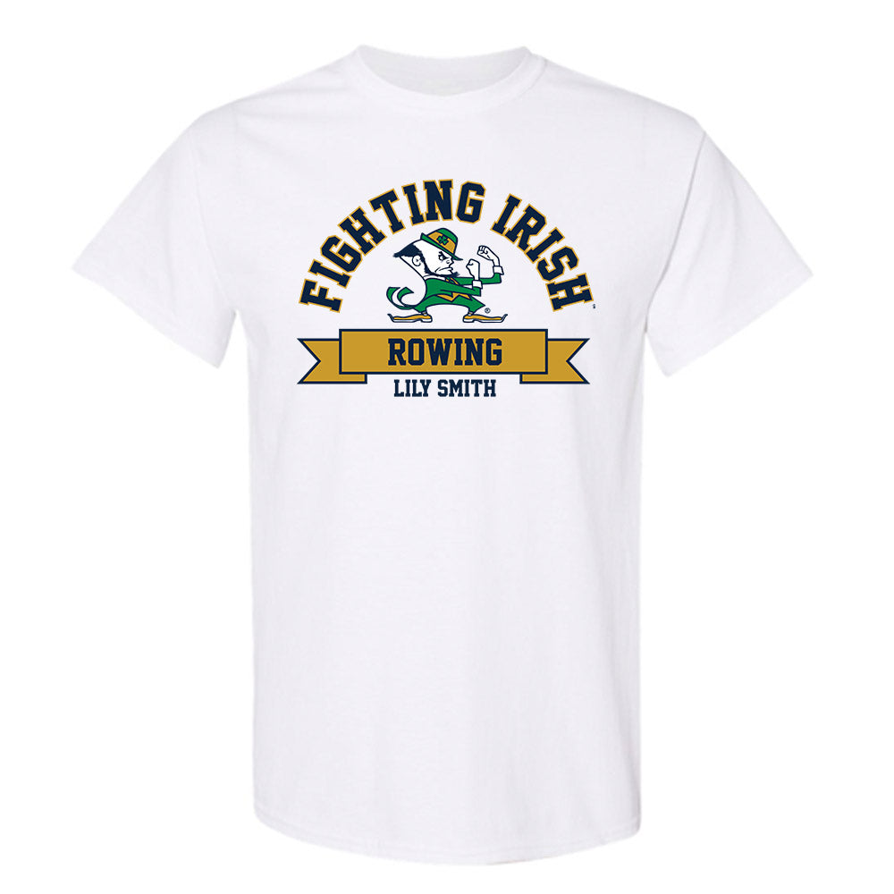 Notre Dame - NCAA Women's Rowing : Lily Smith - Classic Fashion Shersey T-Shirt